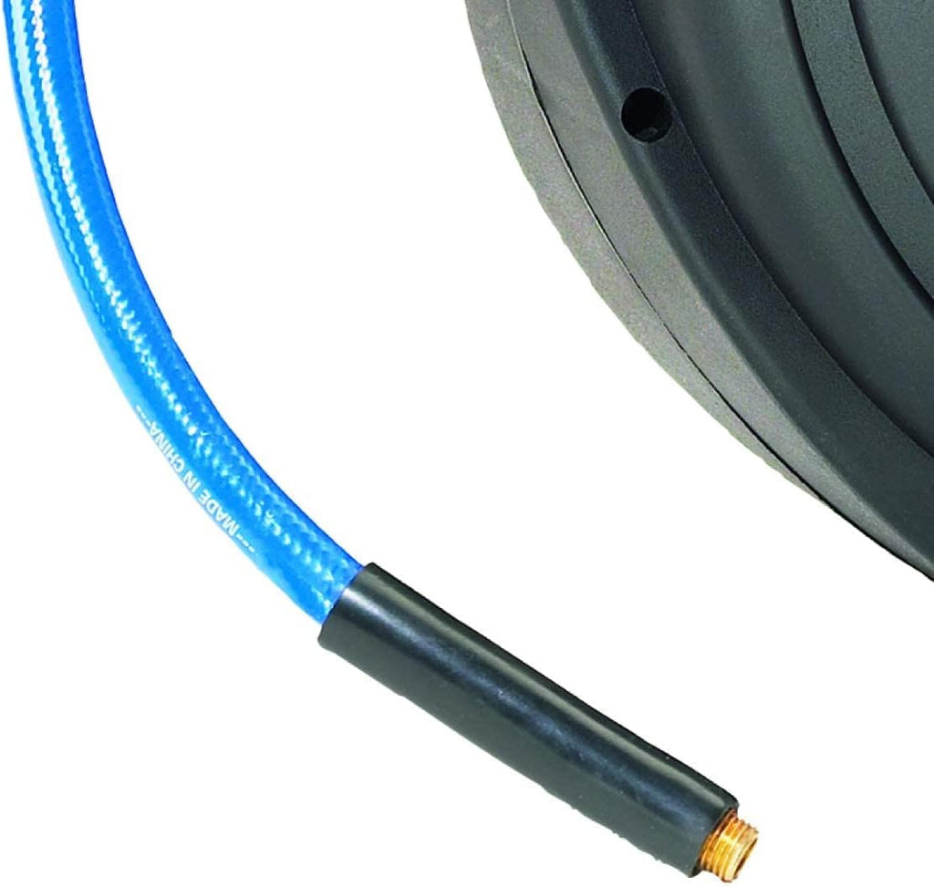 Retractable Air Hose Reel with 3/8-Inch by 50-Feet Air Hose, Pack of 2 B226920