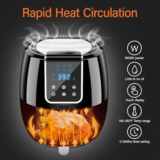 6-in-1 Smart Electric Air Fryer 7Qt Y169139