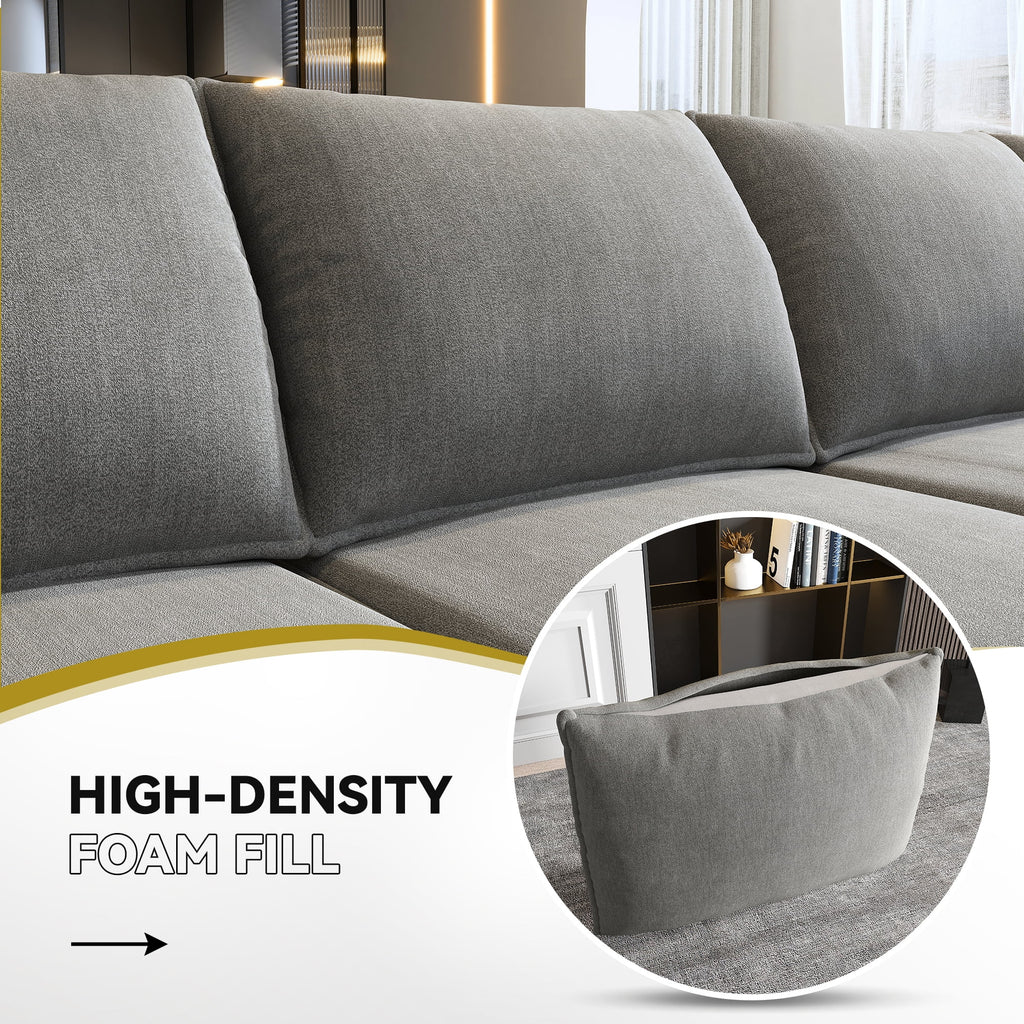 Grey Modular Couch with Storage C782018
