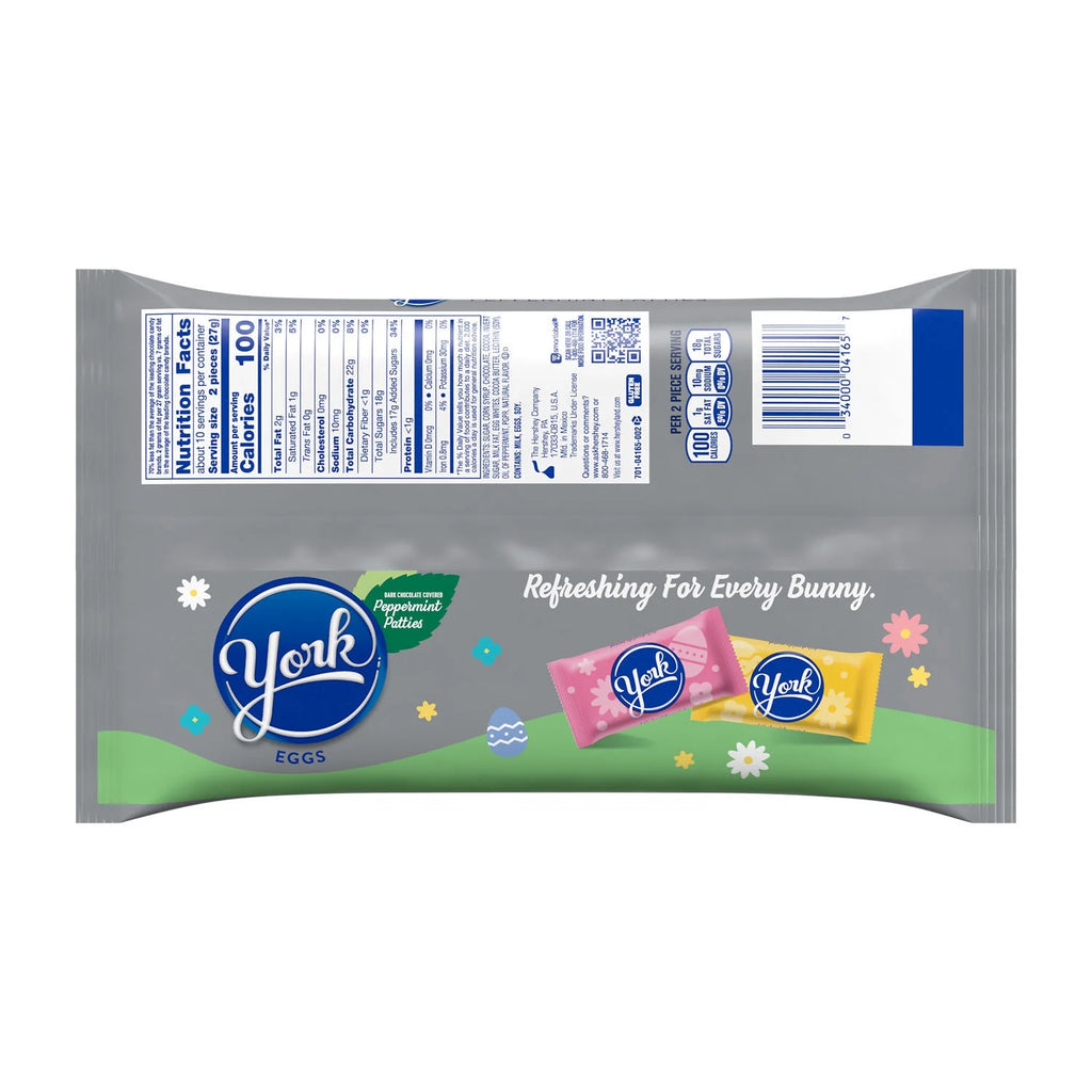 Dark Chocolate Peppermint Patties Eggs Candy, Bag 9.6 oz B230932