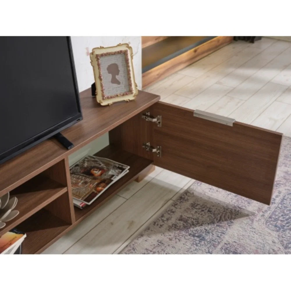 Mid Century Modern White 66 inch Tv Stand Y834