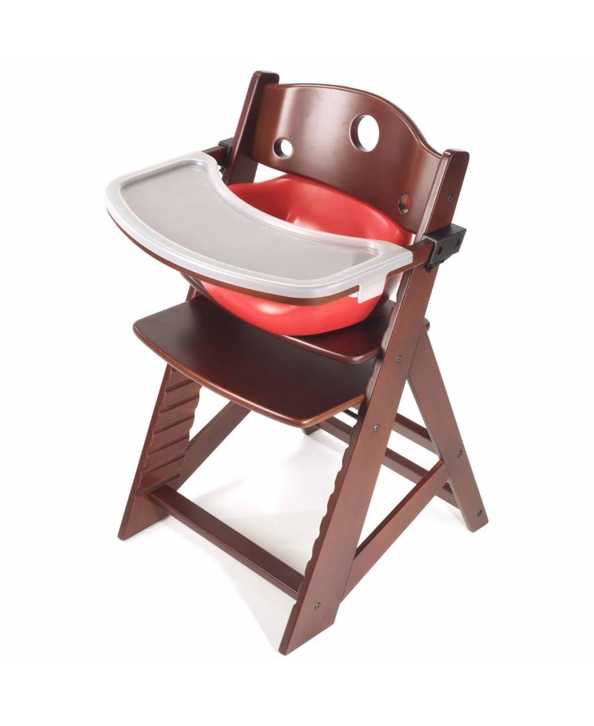 Espresso/Aqua High Chair with Infant Insert and Tray E804524
