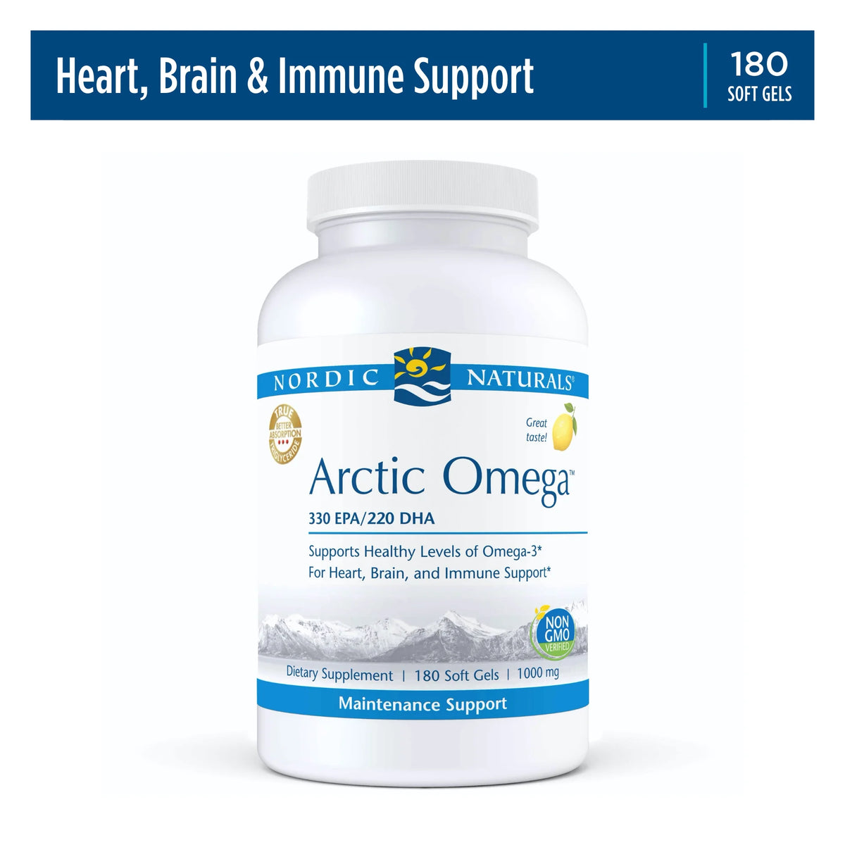 Lemon 690 mg Fish Oil Softgels Q1342