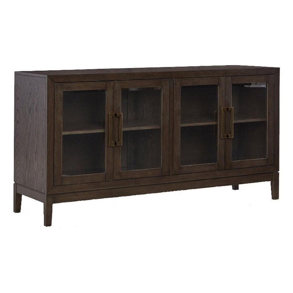 Dark Brown Wood Dining Server W5541