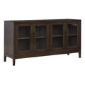 Dark Brown Wood Dining Server W5541