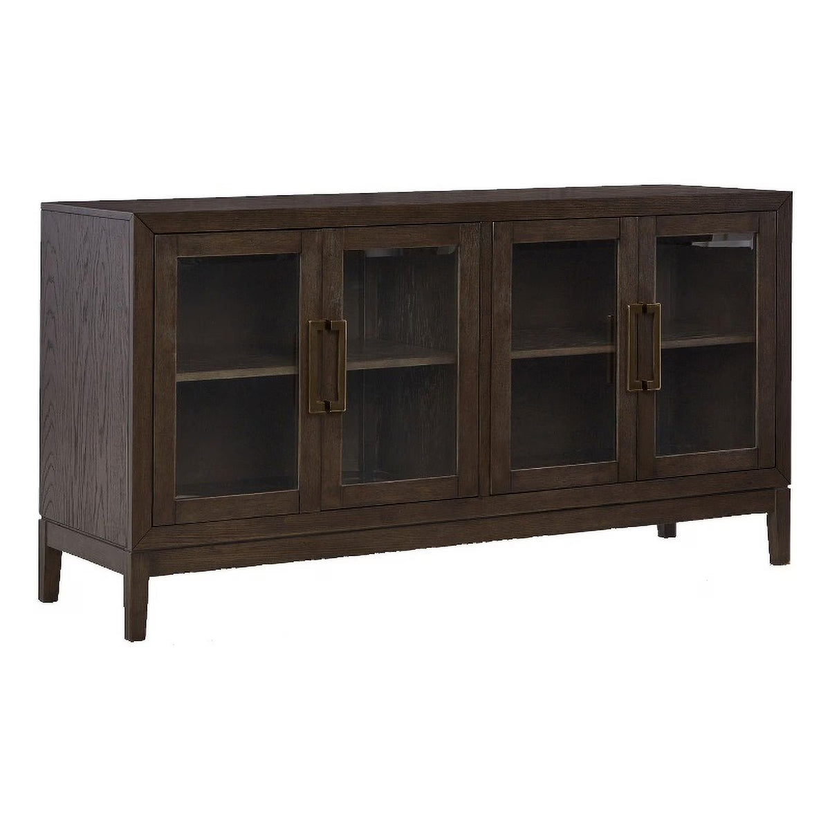 Dark Brown Wood Dining Server W5541