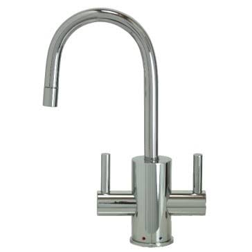 Polished Copper Hot & Cold Water Faucet with Round Body & Handles M608439