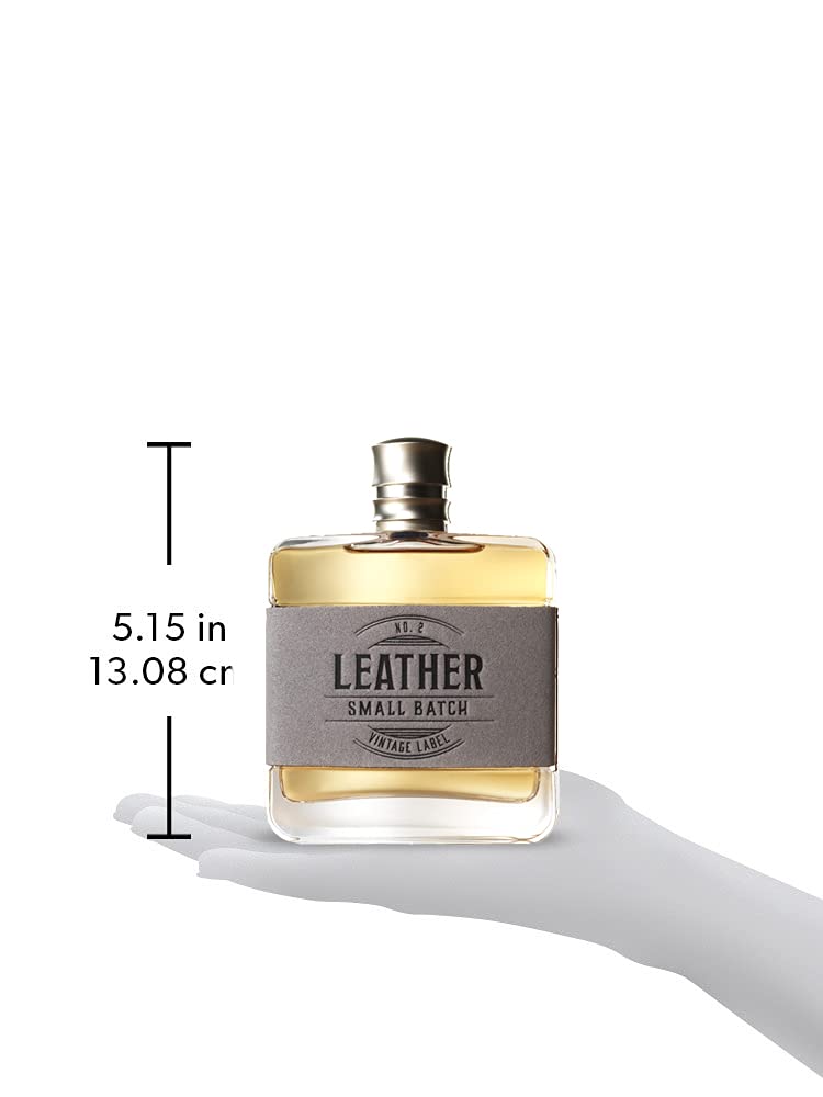 Leather Men's Cologne, Woody Notes - 3.4 oz 100 mL Pack of 2 S342862