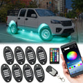 RGB LED Rock Lights 8 Pods Pack of 2 X182