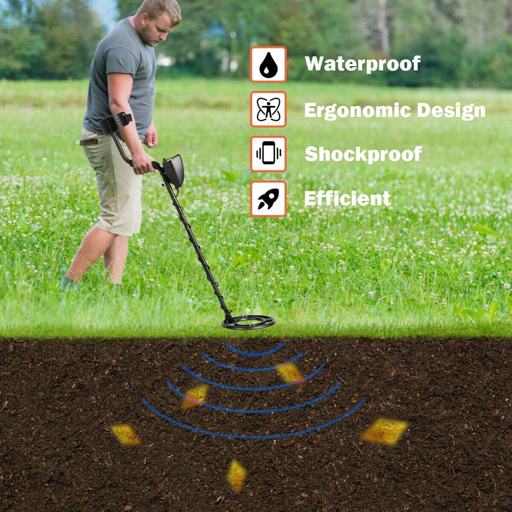 Metal Detector Kit with Waterproof Search Coil R6116