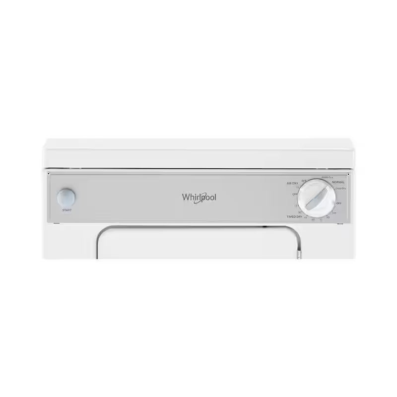 White Compact Electric Vented Dryer K4814