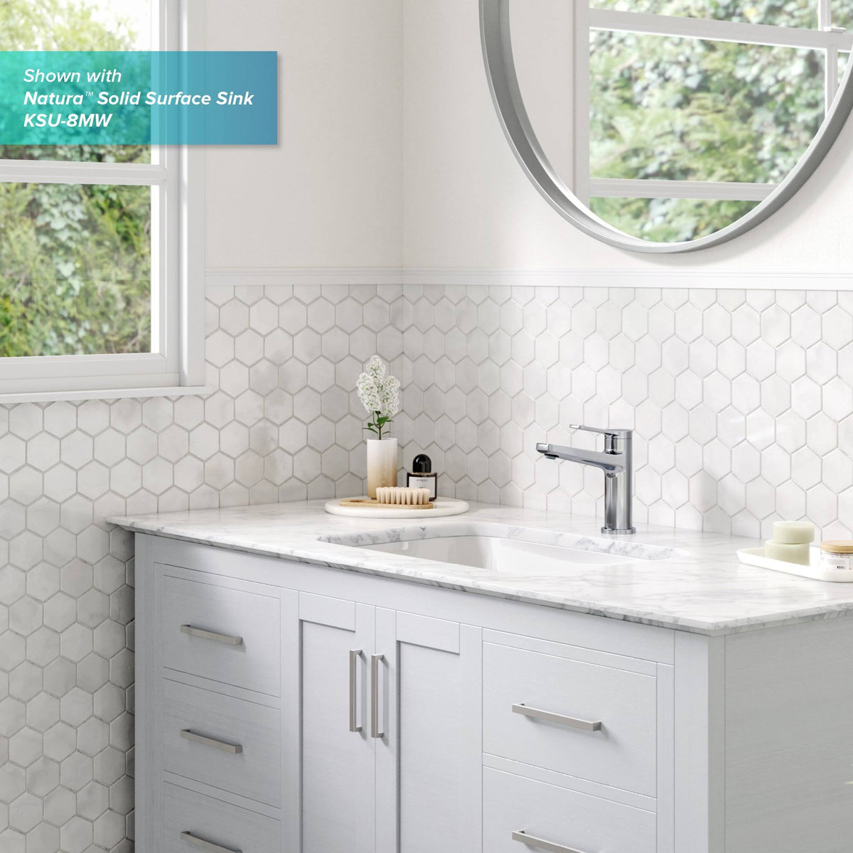Brushed Gold Single Handle 2-Pack Bathroom Faucet E167
