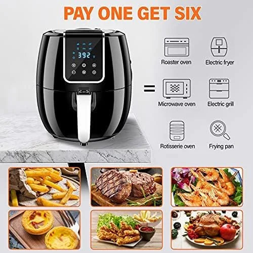 6-in-1 Smart Electric Air Fryer 7Qt Y169139