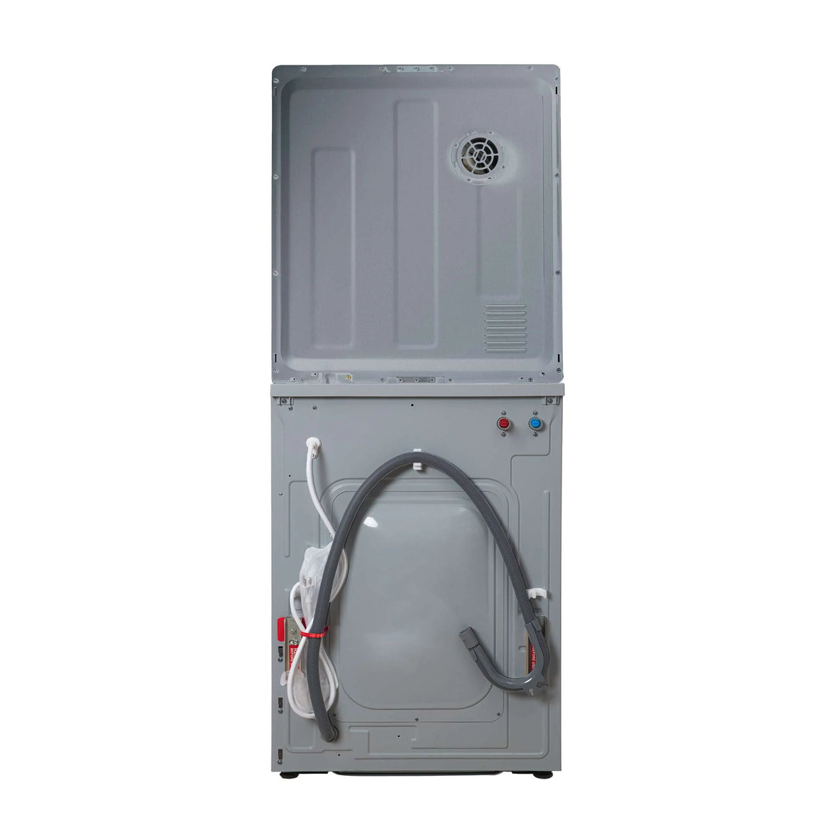 110V 1.6 cf Washer and 3.5 cf Vented Digital Dryer in Silver A355