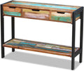 Solid Reclaimed Wood Sideboard with 3 Drawers Q155