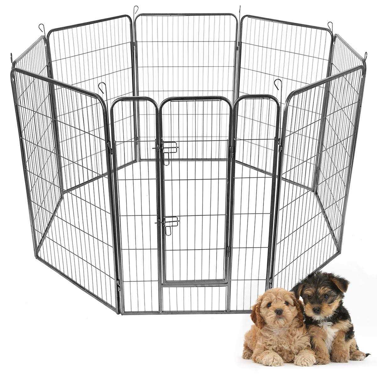 16/8 Panel Dog Playpen with Door P140