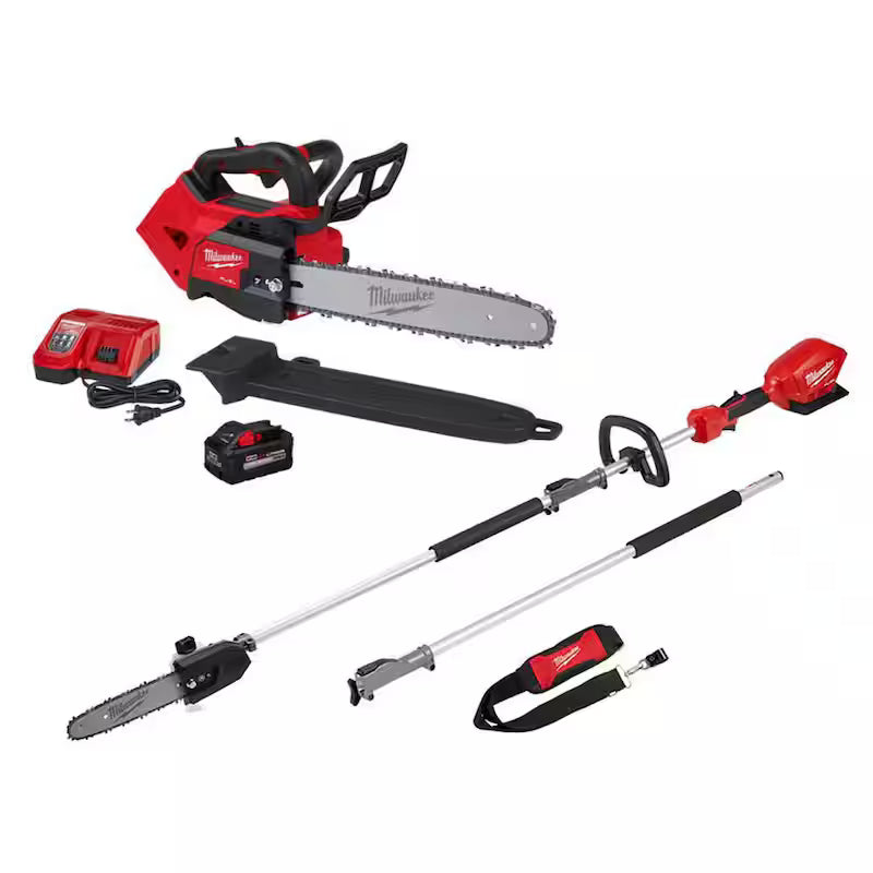 14 in. Cordless Chainsaw and Pole Saw Kit J561