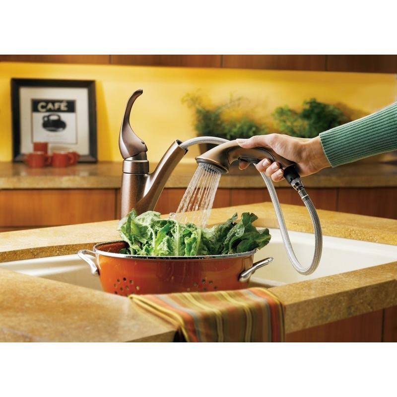 Single Handle Pullout Kitchen Faucet Q128233