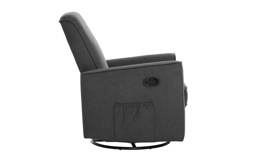 Rustic Grey Glider Recliner and Rocker N17875