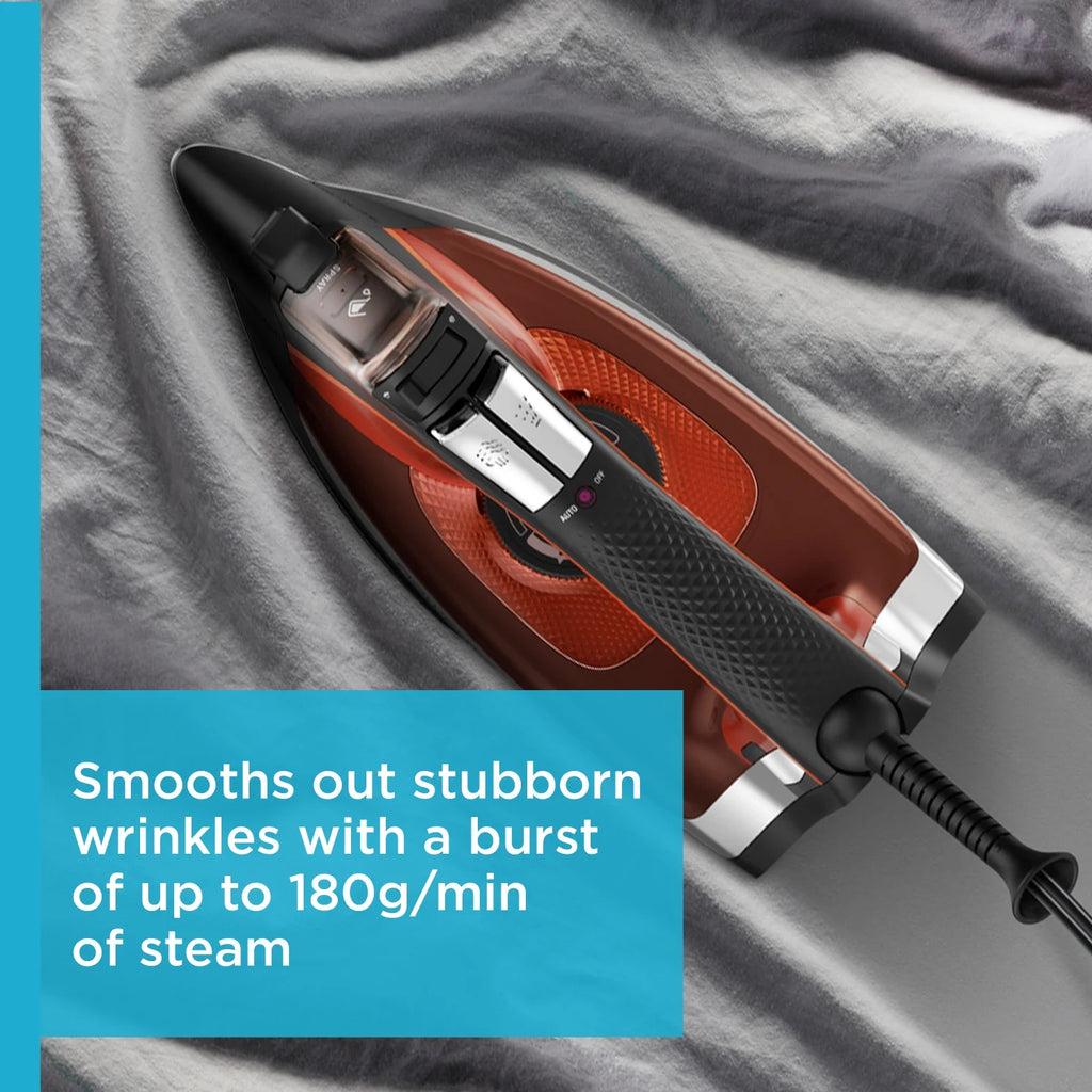 Red Steam Iron Z291